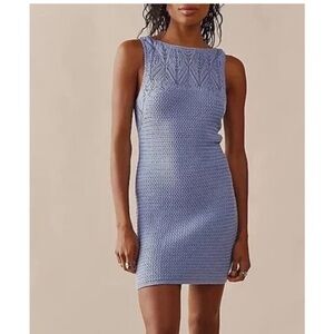 Free people beach crochet dress